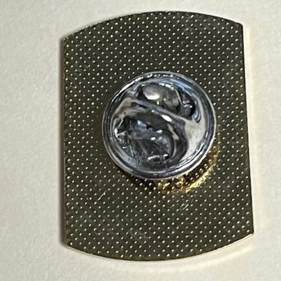 VTG 1998 Ken TerryBerry Potentate Sahib Shriners Lapel Hat Pin Red White Blue 1" - Picture 2 of 5